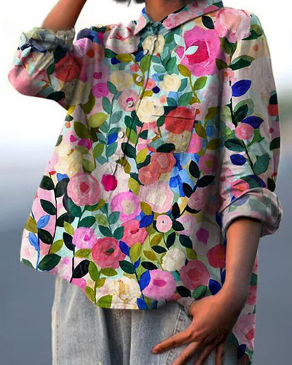 ASTRID | Blouse met Bloemenprint